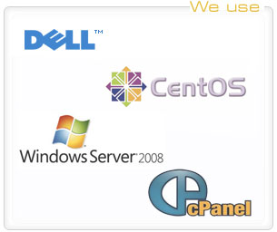 cent os, dell, windows, cpanel